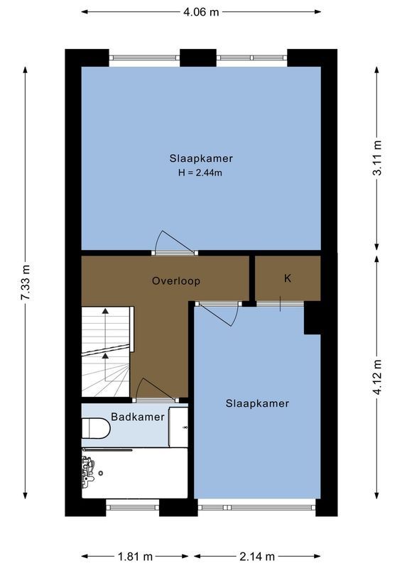 Johannes Uitenbogaertstraat 24 Floorplan Blur 1