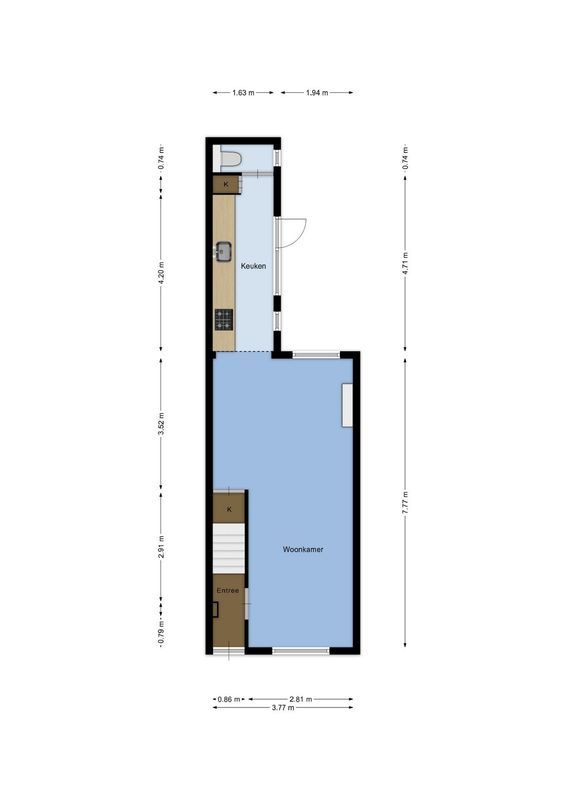 Blokstraat 21 Floorplan Blur 0