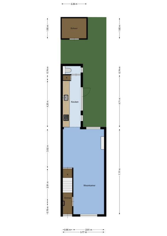 Blokstraat 21 Floorplan Blur 3