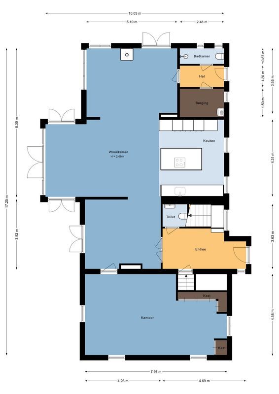 Veenkade 5 Floorplan Blur 0