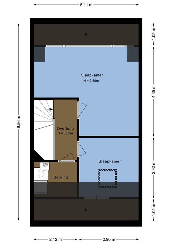 Rietsuikerweg 27 Floorplan Blur 2
