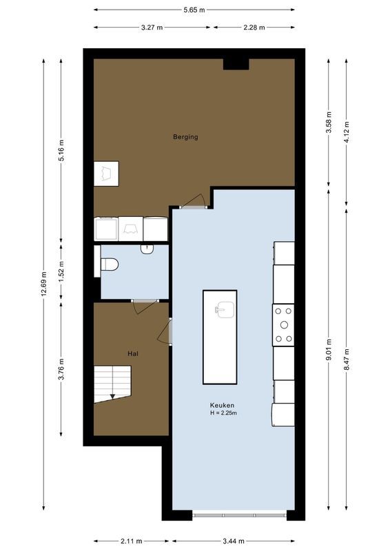 Oostwaard 27 Floorplan Blur 1