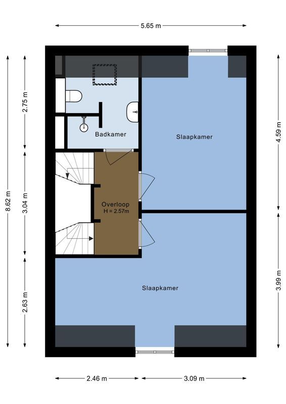 Oostwaard 27 Floorplan Blur 3