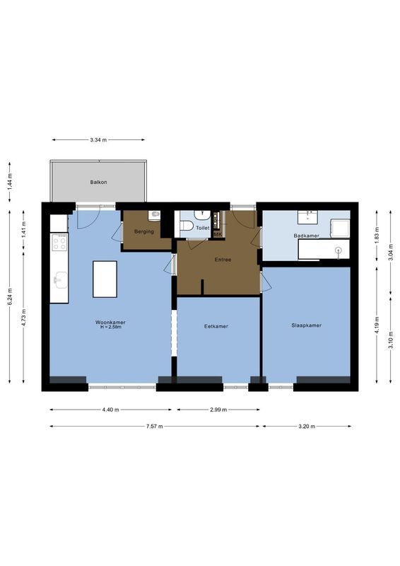 C.P. Klapstraat 30 Floorplan Blur 0