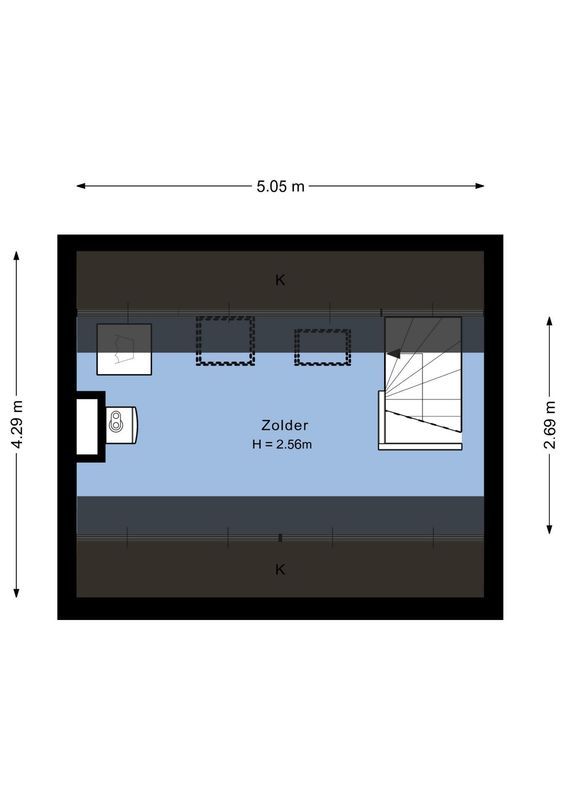 Luit Blomstraat 20 Floorplan Blur 2