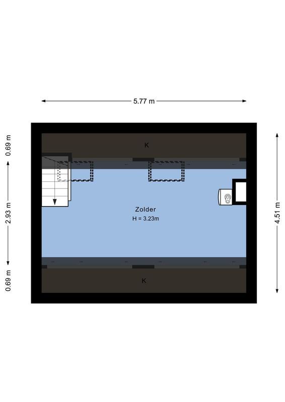 Croeselaan 108-BS Floorplan Blur 3