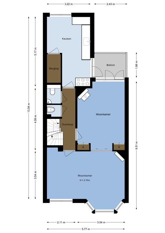 Croeselaan 108-BS Floorplan Blur 1
