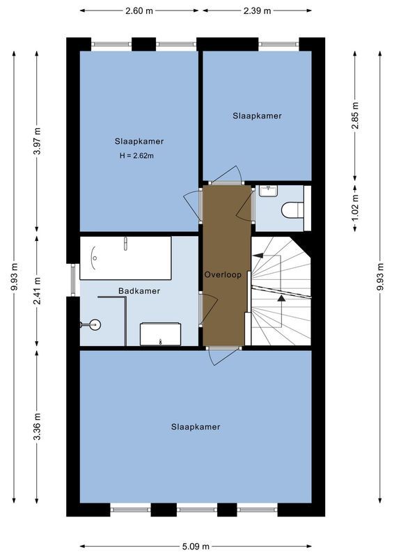 Agaatvlindersingel 97 Floorplan Blur 1