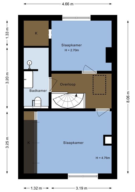 Croesestraat 130 Floorplan Blur 1