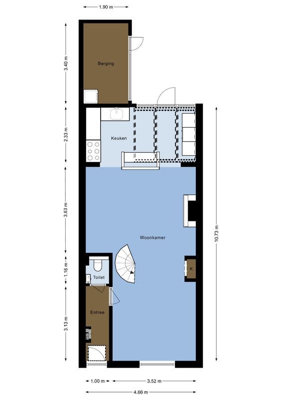 Croesestraat 130 Floorplan Blur 0