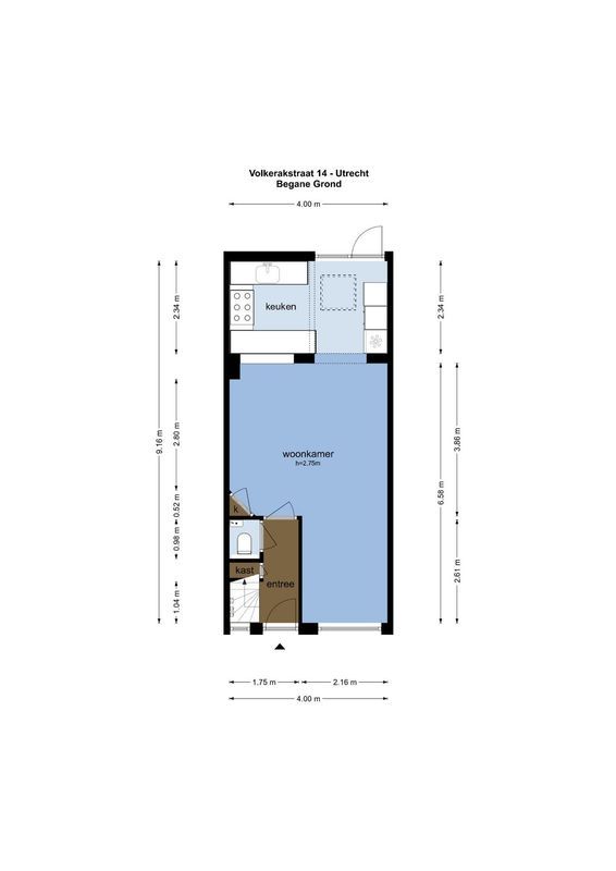 Volkerakstraat 14 Floorplan Blur 0