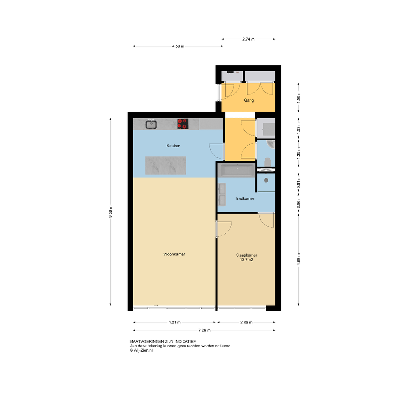 Wilhelminakade 301 Floorplan Blur 0