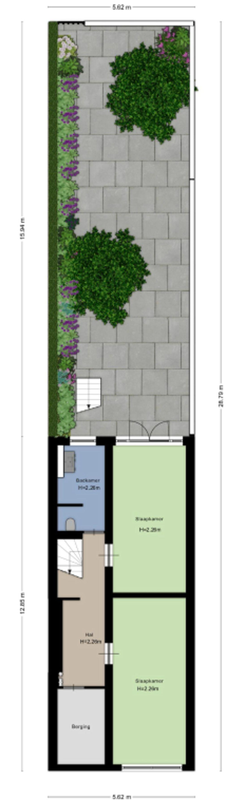 Aelbrechtskade 11-B Floorplan Blur 0