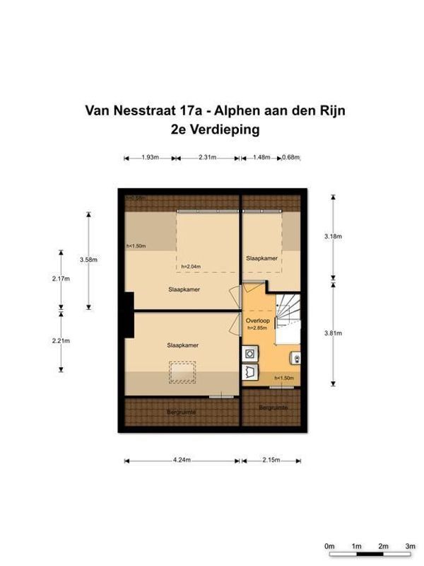 Van Nesstraat 17-A Floorplan Blur 2