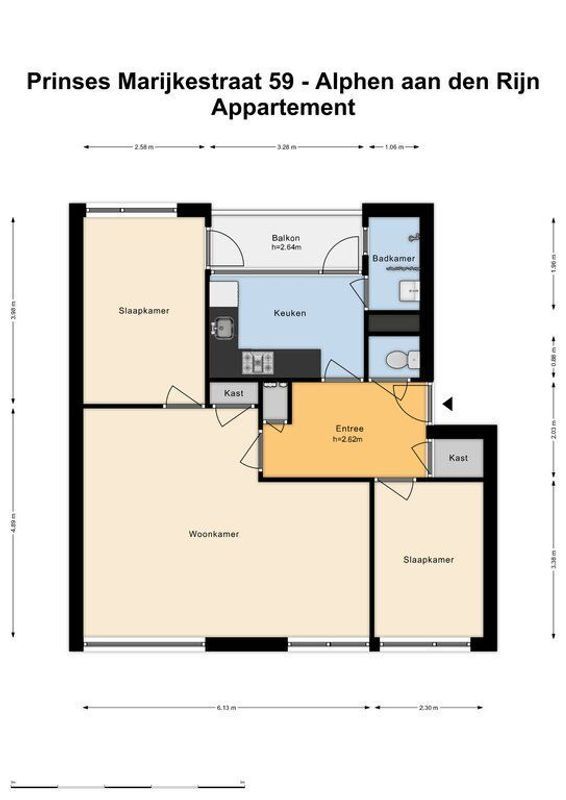 Prinses Marijkestraat 59 Floorplan Blur 0