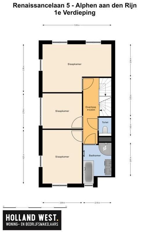 Renaissancelaan 5 Floorplan Blur 4