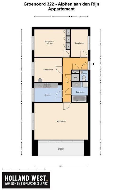 Groenoord 322 Floorplan Blur 0