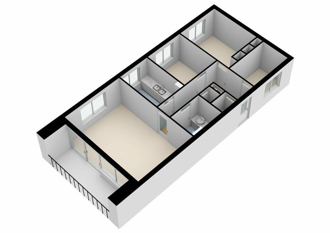 Groenoord 322 Floorplan Blur 2