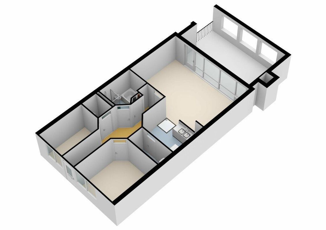 Raadhuisstraat 279 Floorplan Blur 2