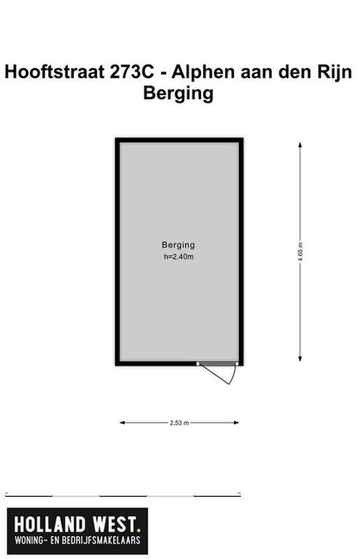 Hooftstraat 273-C Floorplan Blur 1