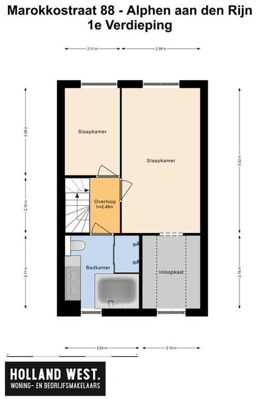 Marokkostraat 88 Floorplan Blur 2