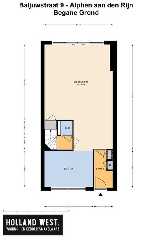 Baljuwstraat 9 Floorplan Blur 0