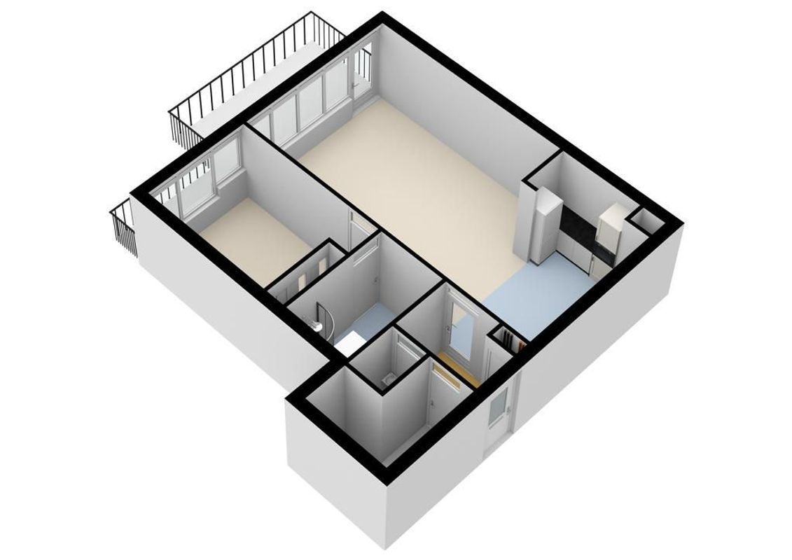 Aidaplein 84 Floorplan Blur 1