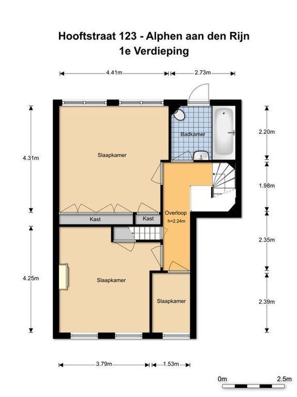 Hooftstraat 123 Floorplan Blur 2
