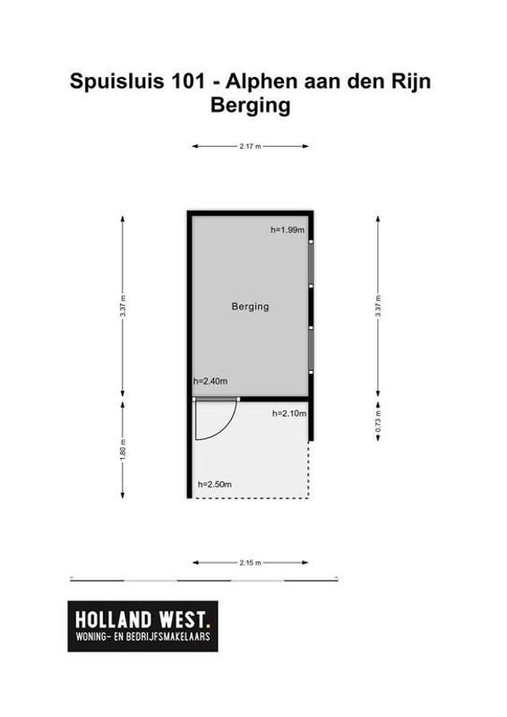 Spuisluis 101 Floorplan Blur 6