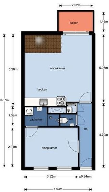 Schelfhorst 13-A Floorplan Blur 0