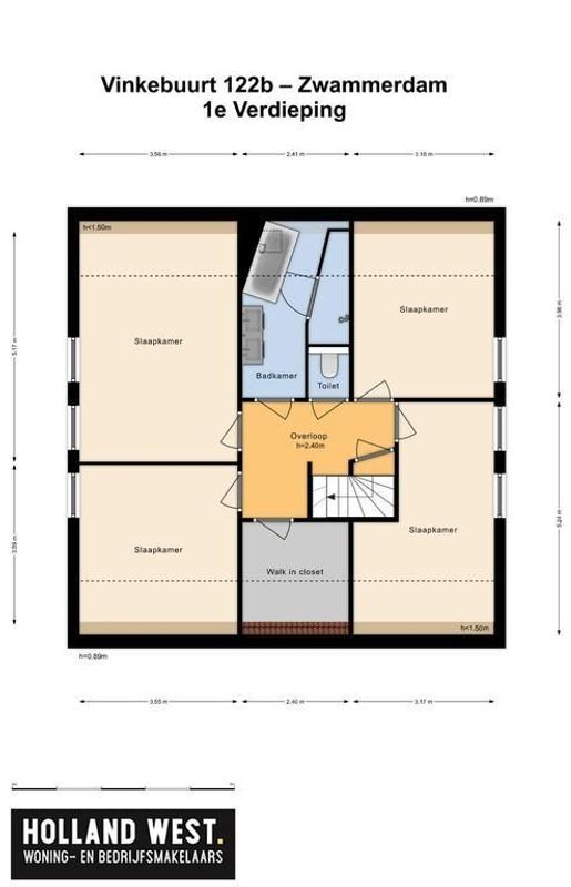 Vinkebuurt 122-B Floorplan Blur 1