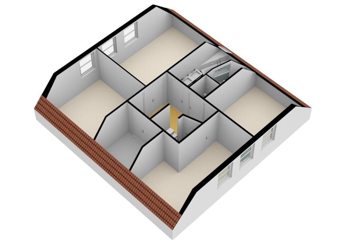 Vinkebuurt 122-B Floorplan Blur 4