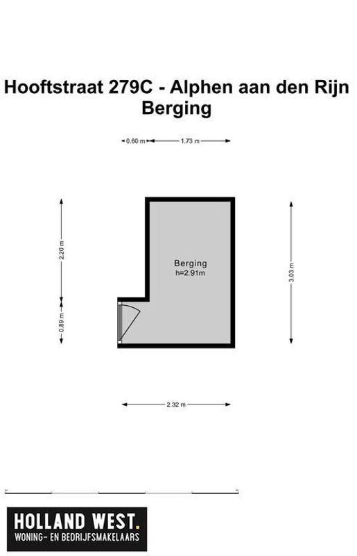 Hooftstraat 279-C Floorplan Blur 2
