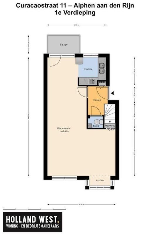 Curacaostraat 11 Floorplan Blur 2