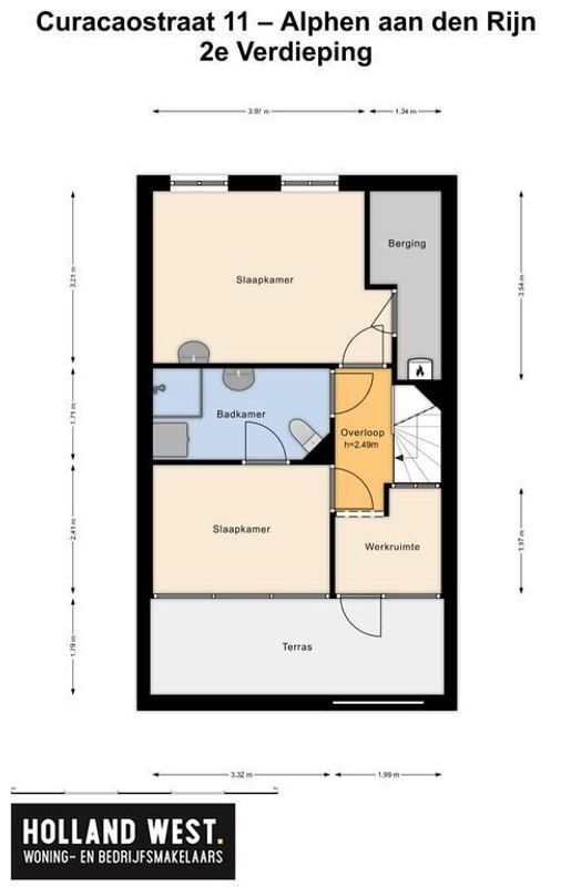 Curacaostraat 11 Floorplan Blur 4