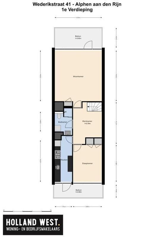 Wederikstraat 41 Floorplan Blur 1