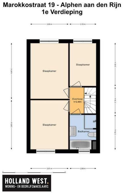 Marokkostraat 19 Floorplan Blur 2