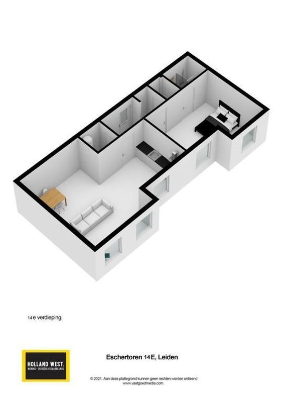 Eschertoren 14-E Floorplan Blur 1