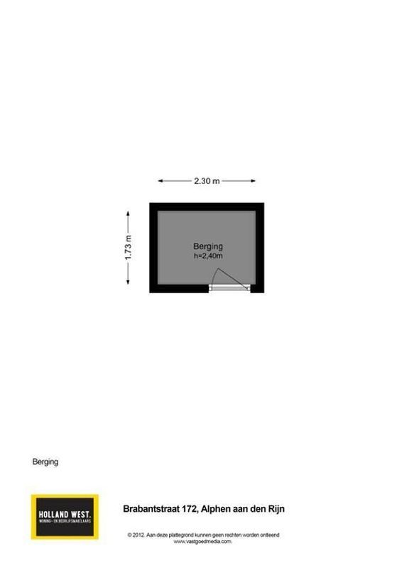 Brabantstraat 172 Floorplan Blur 1