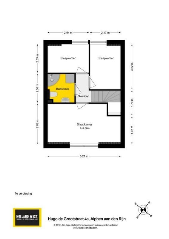 Hugo de Grootstraat 4-A Floorplan Blur 0