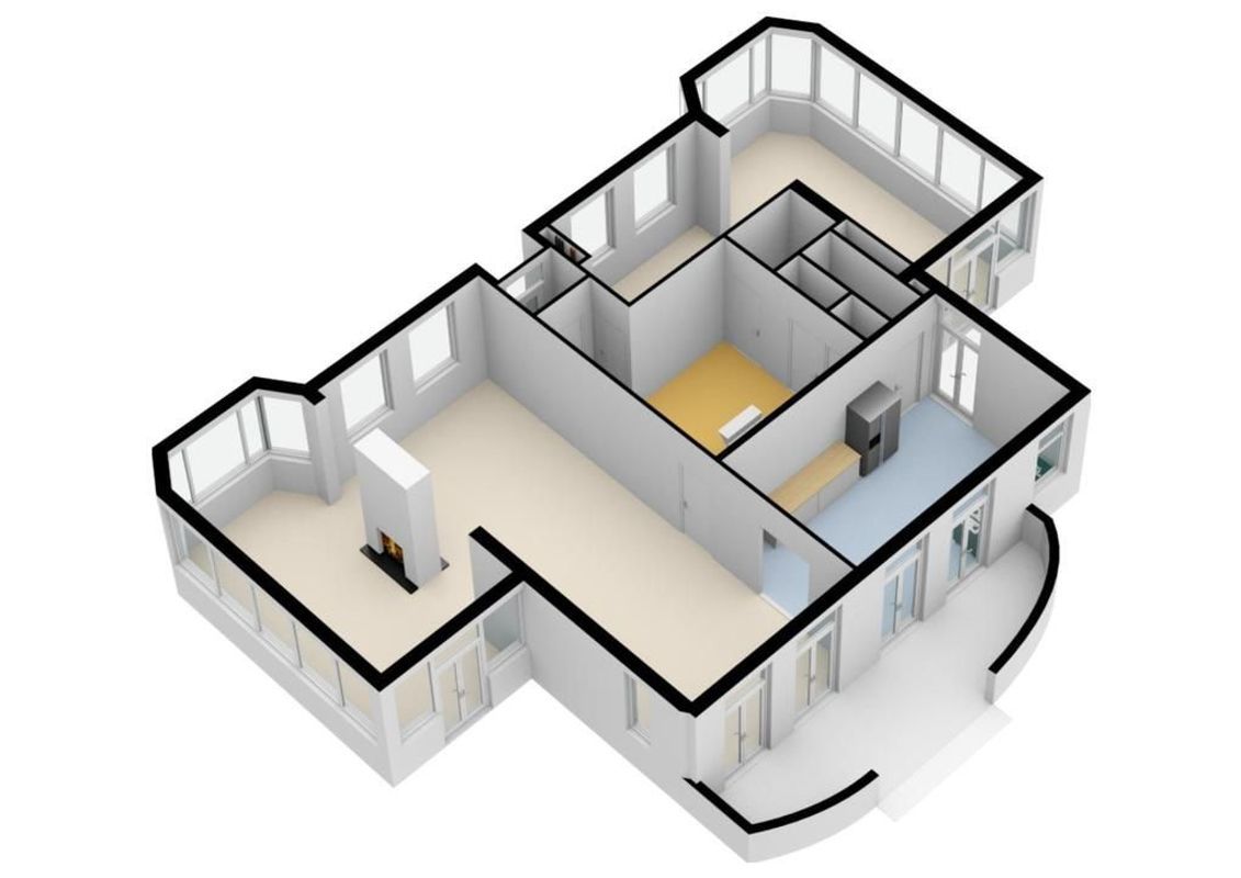 Wilhelminalaan 64 Floorplan Blur 1