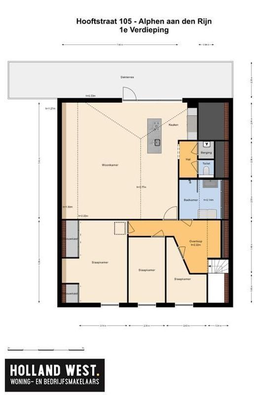 Hooftstraat 105 Floorplan Blur 2