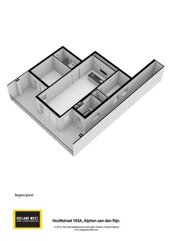 Hooftstraat 103-A Floorplan Blur 1