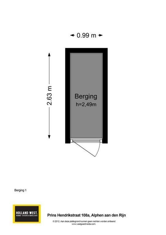 Prins Hendrikstraat 108-A Floorplan Blur 1