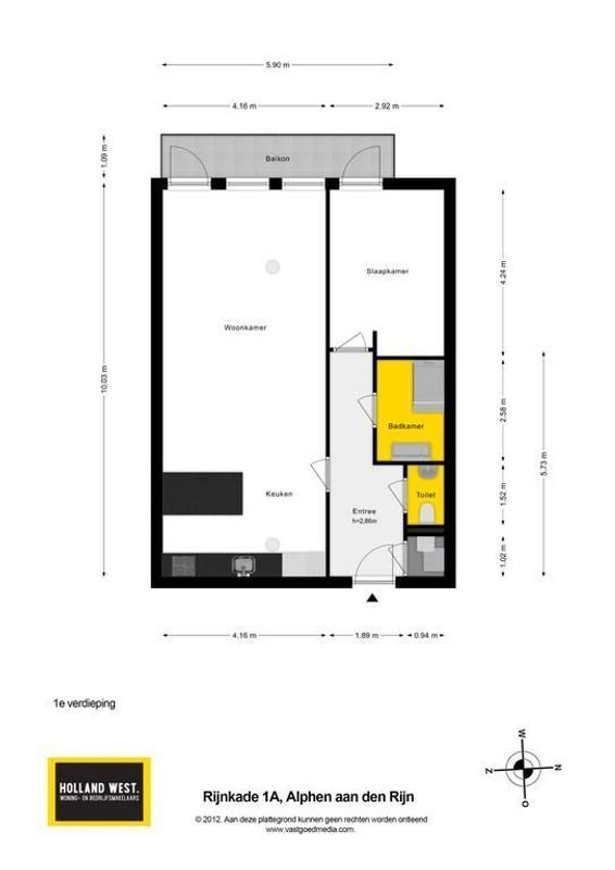 Rijnkade 1-A Floorplan Blur 0