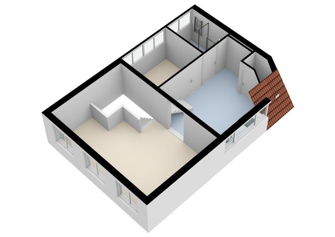Prins Hendrikstraat 124-A Floorplan Blur 1