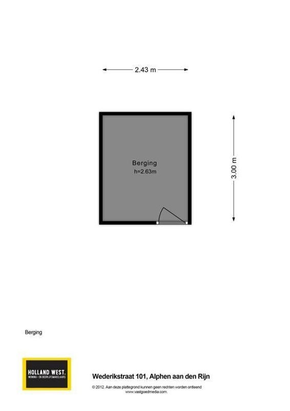 Wederikstraat 101 Floorplan Blur 2
