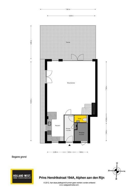 Prins Hendrikstraat 194-A Floorplan Blur 2