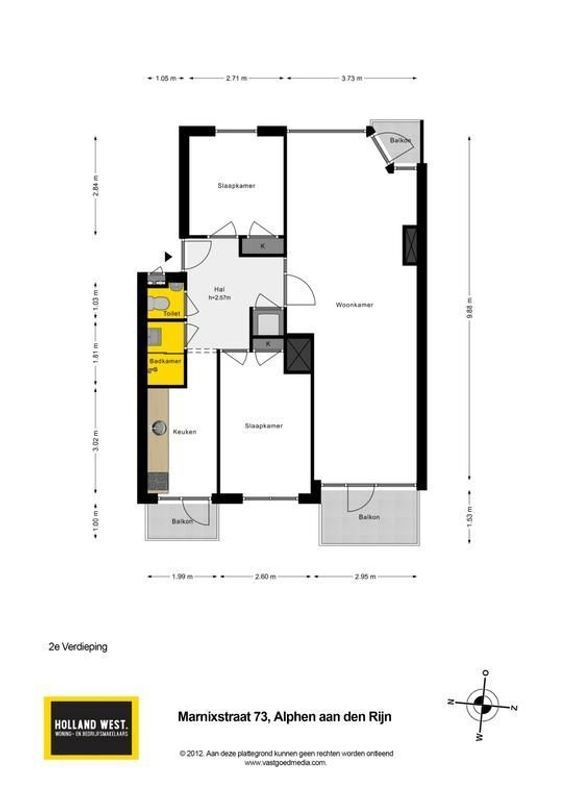 Marnixstraat 73 Floorplan Blur 0