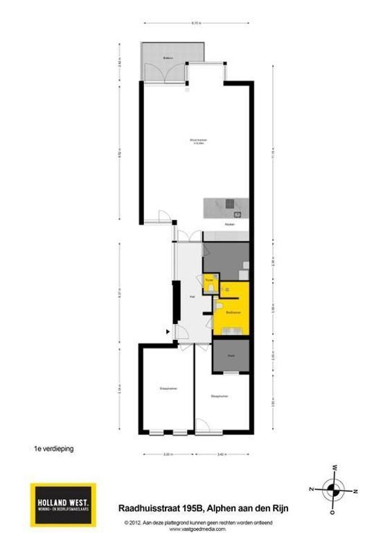 Raadhuisstraat 195-B Floorplan Blur 0